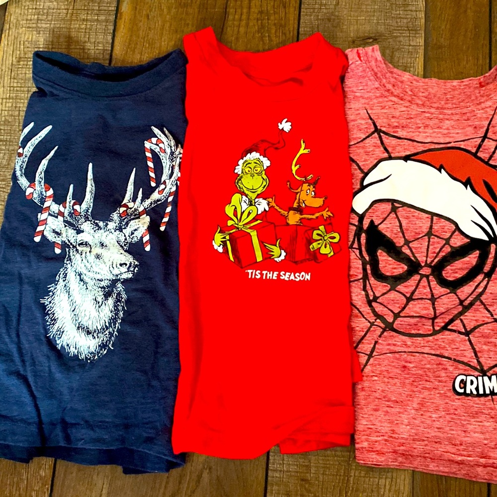 Kids Christmas Shirt Bundle 3T